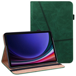 θήκη για Samsung Galaxy Tab S10 Lite / S10 FE / S9 FE / S9, Classic, με υποδοχή γραφίδας, πράσινη