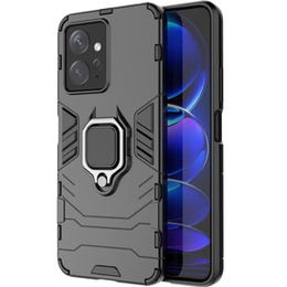 Θήκη για Xiaomi Redmi Note 12 4G, Kickstand Ring, μαύρη