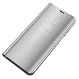 Θήκη για Oppo Reno5 5G, Clear View, ασημένια