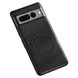 Θήκη για Google Pixel 7 Pro 5G, Leather Hybrid MagSafe, μαύρη