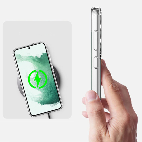 Θήκη για Samsung Galaxy S23, Fusion Hybrid, διαφανής