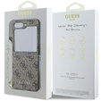 GUESS Θήκη για Samsung Galaxy Z Flip7 FE / Z Flip6, 4G Charms Collection Hardcase, καφέ