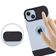 Θήκη ERBORD MagSafe Cam Slider, μπλε + Γυαλί για την οθόνη για iPhone 13 / iPhone 14