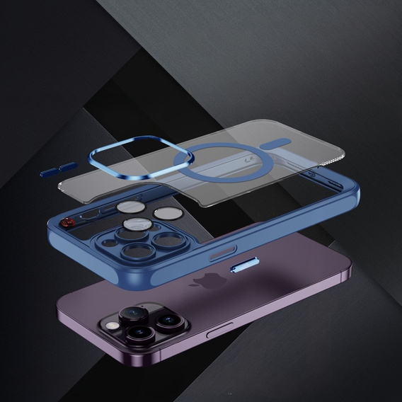 Θήκη για iPhone 14 Pro, ERBORD Impact Guard, MagSafe, μπλε