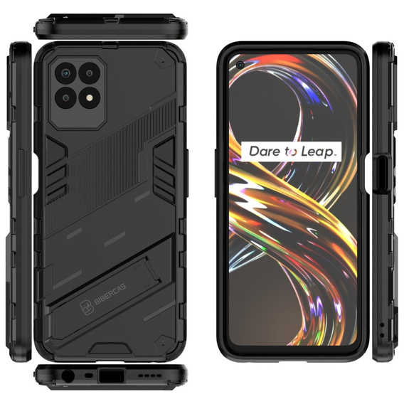 Θήκη για Realme 8i, Military kickstand, μπλε