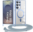 Θήκη για Samsung Galaxy S25 Ultra, Electro MagSafe, μπλε + κορδόνι