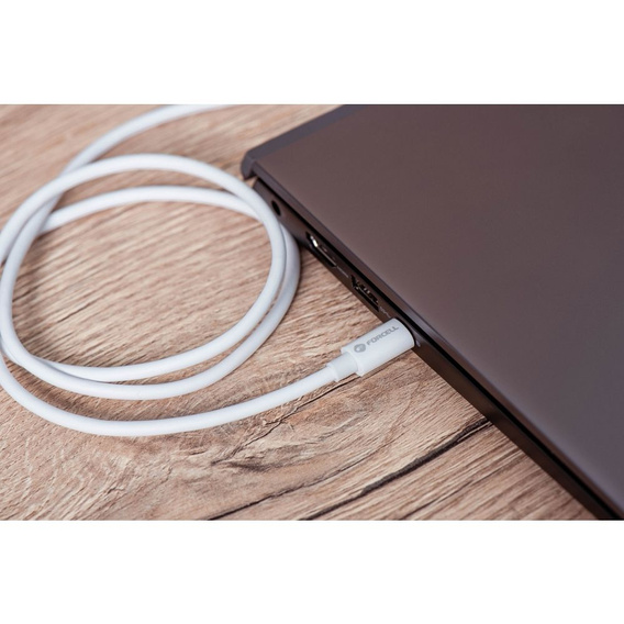 Καλώδιο USB-C προς USB-C Forcell F-Energy για γρήγορη φόρτιση QC4.0 PD 5A 100W 2 m