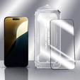 2x Μετριασμένο γυαλί για iPhone 16 Pro, ERBORD Easy App Full Screen Protector