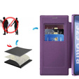Θήκη με πτερύγιο για Samsung Galaxy S25 Ultra, RFID Wallet MagSafe CamShield, μωβ