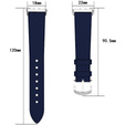 Δερμάτινο λουράκι για Samsung Galaxy Fit 3, μπορντό
