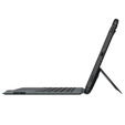 Θήκη + πληκτρολόγιο Galaxy Tab S8+ / Tab S7 +/ Tab S7 FE, NILLKIN Bumper Pen Slot, μαύρη