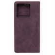 Θήκη για Xiaomi 13T / 13T Pro, ERBORD Vintage, πορτοφόλι με πτερύγιο, κόκκινη