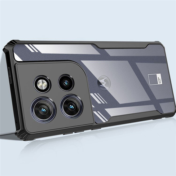 Θήκη για Motorola Edge 50 Neo / Motorola ThinkPhone 25, AntiDrop Hybrid, μαύρη