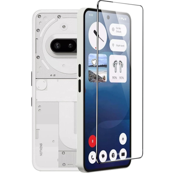 Μετριασμένο γυαλί 3D για Nothing Phone 3A, μαύρο πλαίσιο
