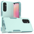 Θωρακισμένη θήκη για Samsung Galaxy A25, διπλής στρώσης, μέντας + γυαλί 9H