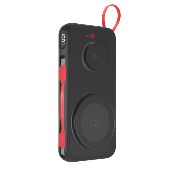 Maxlife ασύρματο power bank 3 σε 1 10000 mAh για συσκευές με USB-C/USB-A