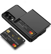 Θήκη για Samsung Galaxy S25 Edge, Sliding Card Holder, μαύρη