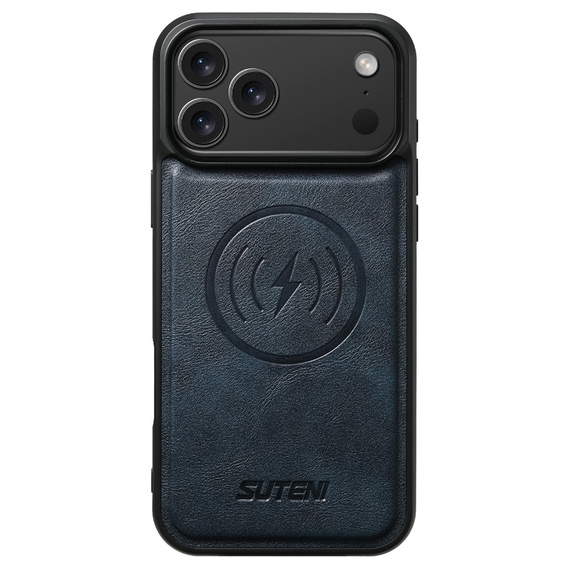 Αναδιπλούμενη θήκη 2 σε 1 για iPhone 17 Pro Max, SUTENI, για MagSafe, μπλε
