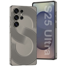 Θήκη για Samsung Galaxy S25 Ultra, GKK Leather, μαύρη