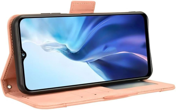 Θήκη με πτερύγιο για Xiaomi Redmi 15C 4G/LTE, Card Slot, ροζ