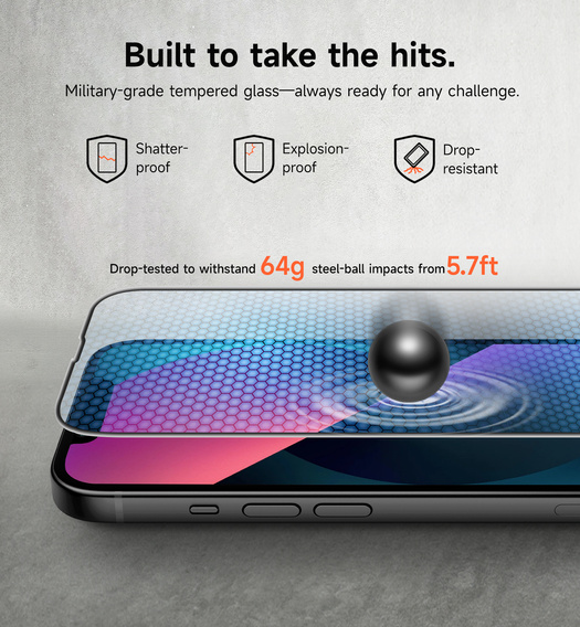 2x SURITCH γυαλί για iPhone 16e / 14 / 13 Pro