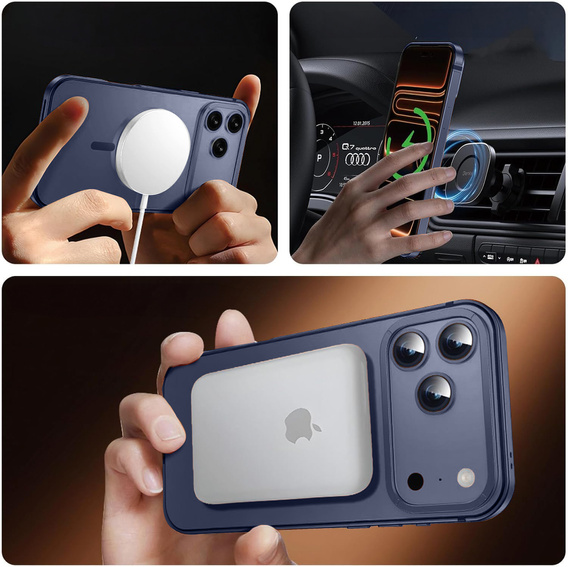 Metal Frame θήκη για MagSafe για iPhone 17 Pro Max