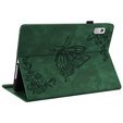 θήκη για το Lenovo Tab M9, Butterfly, πράσινη