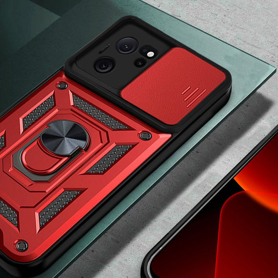 Θήκη για Xiaomi 13T / 13T Pro, CamShield Slide, κόκκινη