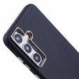 Θήκη για Samsung Galaxy S25+ Plus, ανθρακονήματα MagSafe, μαύρη
