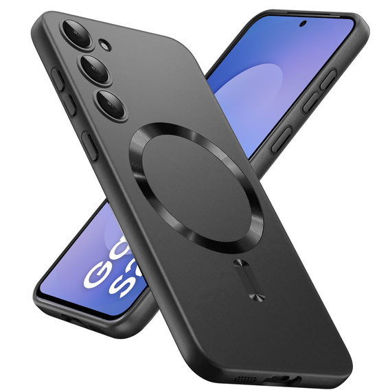 Θήκη για Samsung Galaxy S25 FE, ColorMag, για MagSafe, μαύρη