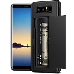 Θήκη για Samsung Galaxy Note 8, Sliding Card Holder, μαύρη