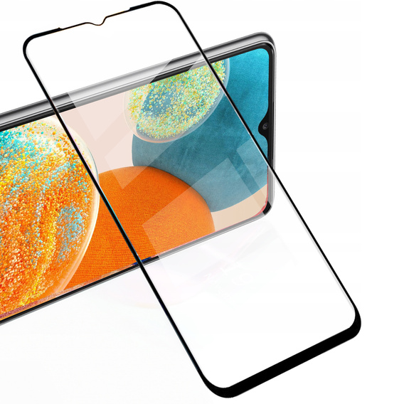 2x Μετριασμένο γυαλί για Samsung Galaxy A23 4G/5G, ERBORD 3D πλήρης οθόνη