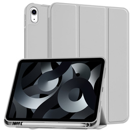 Θήκη για iPad 10.9 2022 10 Gen, Smart Pencil, με υποδοχή γραφίδας, γκρι