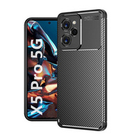 Θήκη για Xiaomi Poco X5 Pro 5G, Carbon Gel, μαύρη