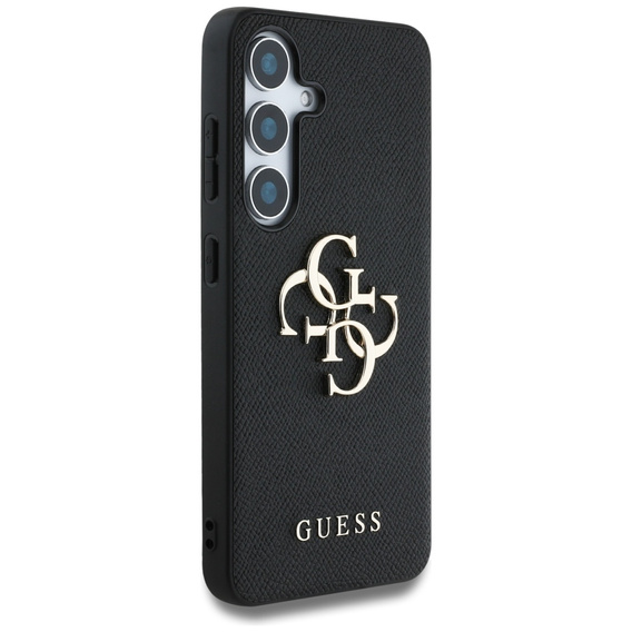 Θήκη GUESS Grained Big 4G Logo για Samsung Galaxy S25