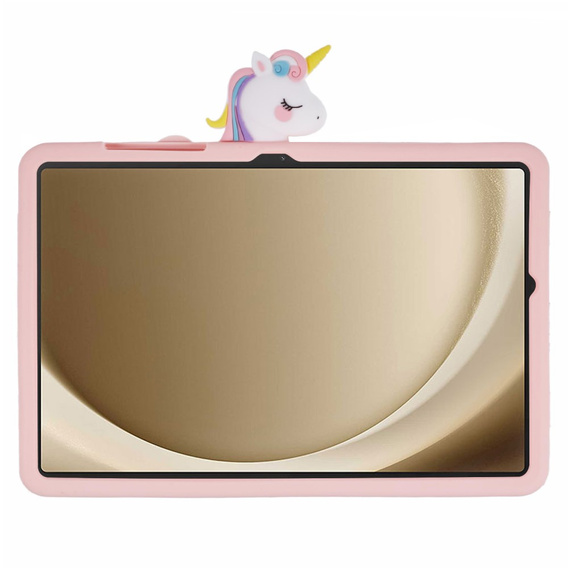 Παιδική θήκη για Samsung Galaxy Tab A9+, Cute Patterns, με βάση, ροζ