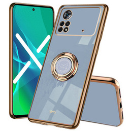 Θήκη για Xiaomi Poco M4 Pro 4G, Electro Ring, μπλε