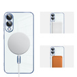 Θήκη για Samsung Galaxy S25 Edge, Electro MagSafe, μπλε + Γυαλί για την οθόνη