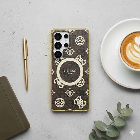 Θήκη GUESS Magnetic IML Peony για Samsung Galaxy S25 Ultra