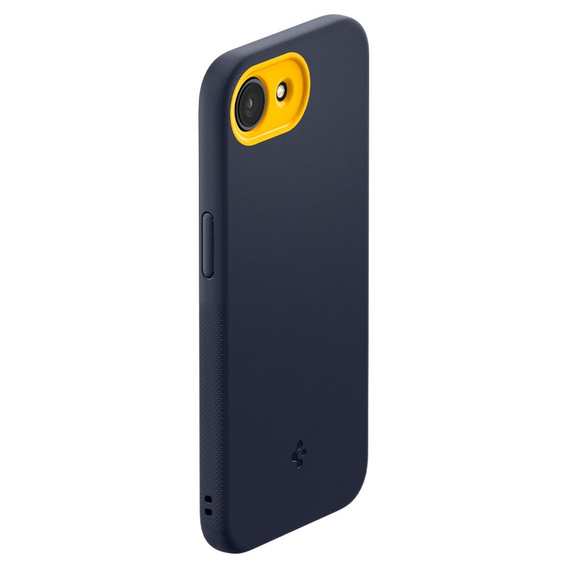 Θήκη Spigen για iPhone 16E, Nano Pop MagSafe, σκούρο μπλε + γυαλί με σκλήρυνση 9H