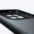 Θήκη για Xiaomi Redmi 15 5G / 4G, με προστασία κάμερας, διάφανη με μαύρες πλευρές