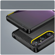 Θήκη για Sony Xperia 1 V, Carbon, μαύρη