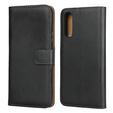 Θήκη με πτερύγιο για Sony Xperia 10 II, Case Genuine Leather, μαύρη