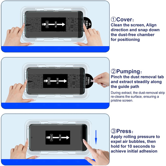 Τεγμένο γυαλί IMAK με πλαίσιο τοποθέτησης για Xiaomi Poco F8 Pro