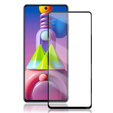 Mocolo Full Glue μετριασμένο γυαλί για Samsung Galaxy M51, μαύρο πλαίσιο