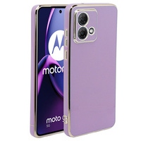 Θήκη για Motorola Moto G84 5G, Glamour CamShield, μωβ