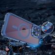 Θήκη για iPhone 15 Pro, ERBORD Impact Guard, MagSafe, μπλε