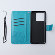 Θήκη με πτερύγιο για Xiaomi 13T / 13T Pro, Butterfly, μπλε