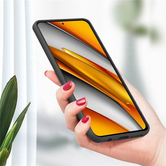 Θήκη για Xiaomi Mi 11i / POCO F3, Silicone Lite, μαύρη