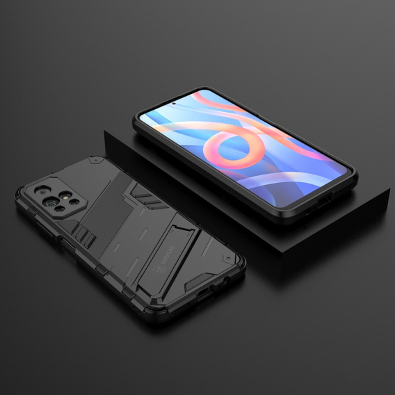 Θήκη για Xiaomi Poco M4 Pro 5G / Note 11S 5G, Military kickstand, μπλε